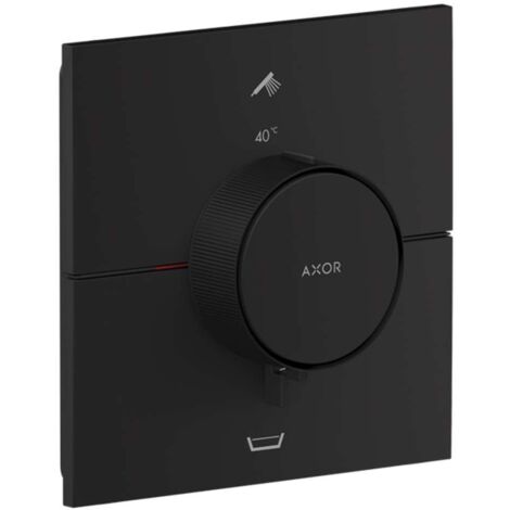 Axor ShowerSelect ID - Mitigeur thermostatique encastré, 2 sorties, noir mat 36753670
