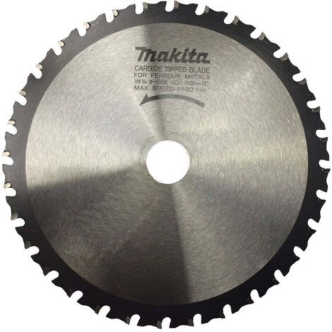Makita – Lame de scie circulaire 150 mm pour métal – 32 dents – Carbure de tungstène – Coupe nette et précise – Compatible scies circulaires
