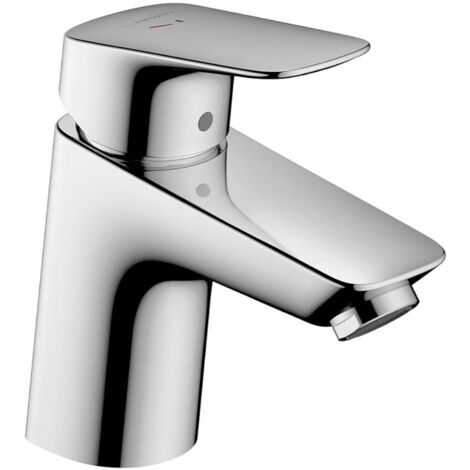 Hansgrohe Logis - Mitigeur de lavabo avec bonde, EcoSmart, CoolStart, chrome 71075000 (1/2)