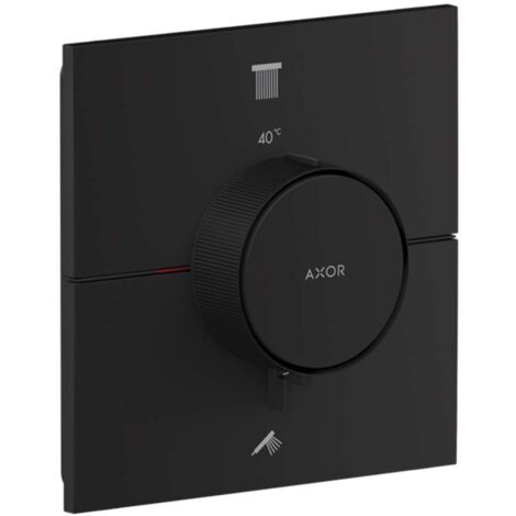 Axor ShowerSelect ID - Mitigeur thermostatique encastré, 2 sorties, noir mat 36752670