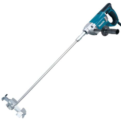 Makita – Mélangeur de chantier 850 W – Pour peinture, colles et coulis – Vitesse 1300 min-1 – Diamètre de l'agitateur 165 mm – UT1305
