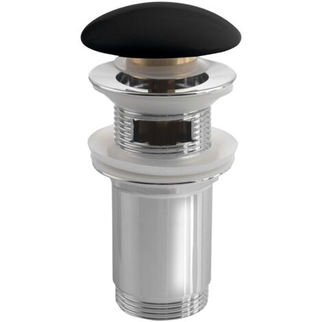 Sapho Accessoires - Bonde de lavabo, Click Clack, noir mat AR903 (1/3)