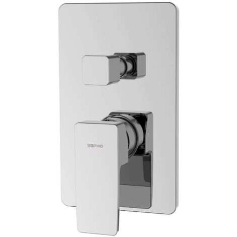 Sapho Tursi - Mitigeur encastré pour 2 sorties, avec corps d’encastrement, chrome TI043 (1/2)
