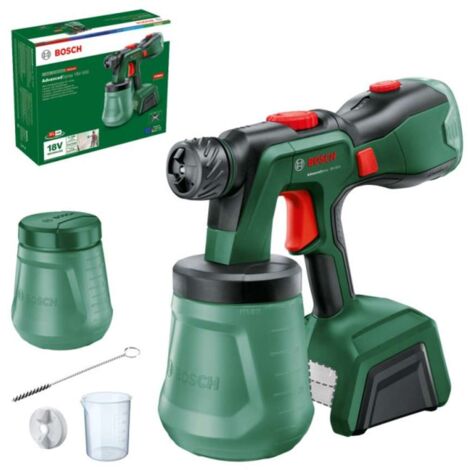 Bosch – Pistolet à peinture sans fil 18V – Moteur sans balais – Technologie AirBoost – Débit 500ml/min – Buse ALLPaint – 603208200 (1/10)