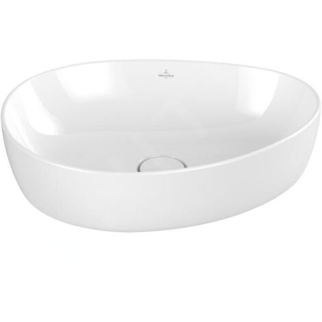 Villeroy & Boch Antao - Vasque à poser, 40x51 cm, CeramicPlus, blanc alpin 4A7351R1 (1/5)