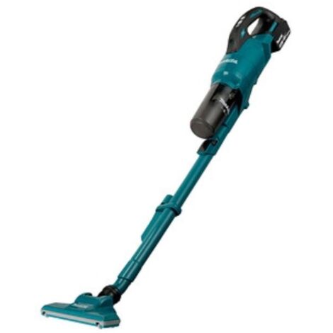 Makita – Aspirateur balai sans fil 18V – Puissance d’aspiration 100W – Autonomie 38 min – Débit d’air 1 m3/min – Chargeur et batterie inclus