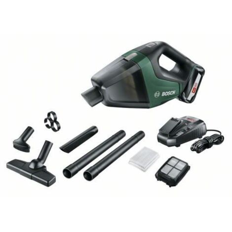 Bosch – Aspirateur à main sans fil 18V – Autonomie 20 min – Débit 2 m3/min – Capacité 0,5 L – Puissance d’aspiration élevée