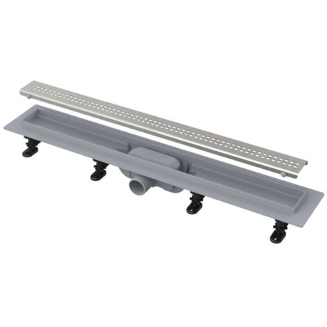 Alcadrain APZ9 Garde d'eau de douche simple avec rebord pour grille perforée chromée 950 mm (1/3)
