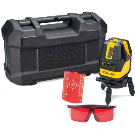 Stanley – Laser croix verte 10 m – 4 lignes laser – Précision 4 mm/10 m – Protection IP50 – Alimentation 4 piles AA – STHT775141 (1/10)