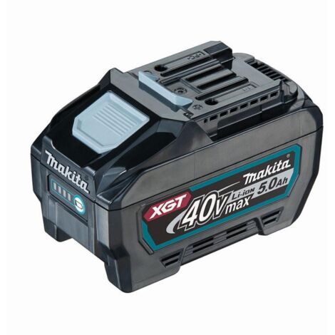 Makita – Batterie Li-ion XGT 40V Max 5.0Ah – Indicateur LED – Résistante à l'eau et à la poussière – Charge rapide en 50 min – 191L478