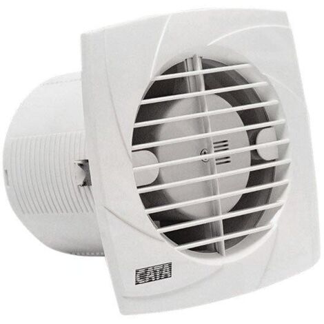 Sapho Cata B-Plus - Ventilateur de salle de bains avec minuterie B-12 PLUS T, 20 W, conduit 120 mm, blanc 00982100 (1/3)