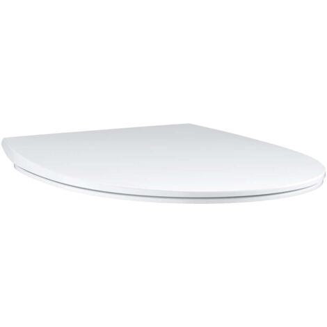 Grohe – Siège WC en duroplast 39898000 – Abattant blanc alpin avec SoftClose – Fixation rapide – Capacité 150 kg