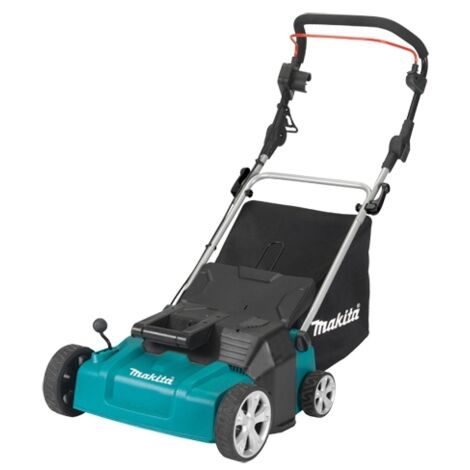 Makita – Scarificateur électrique 1800 W UV3600 – Largeur de travail 36 cm – Bac de ramassage 40 L – Profondeur réglable - Pour pelouses jusqu'à 350 m²