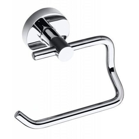 Dérouleur papier toilette sans couvercle OMEGA laiton chromé 13,5x10x9cm (1/2)