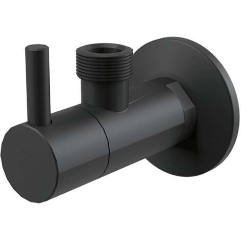 Alca - Vanne d'angle avec filtre, noir mat ARV003-BLACK (1/2)