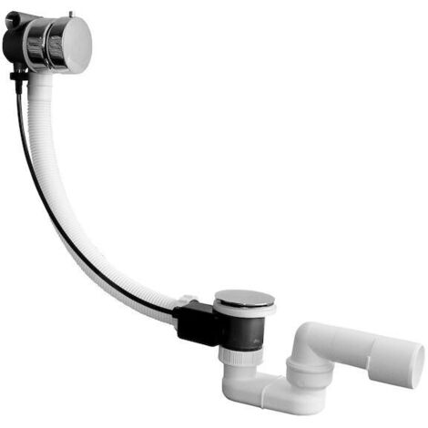 Jika Deep - Set de garniture de vidage de baignoire 550 s avec trop-plein, câble de bowden, plastique H2948180040001