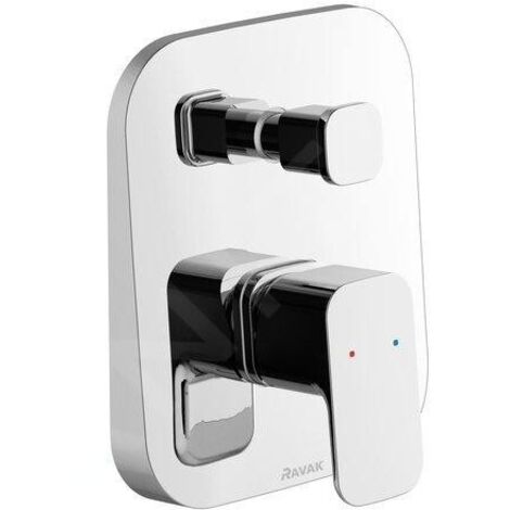 Ravak 10° Free - Mitigeur de baignoire TD F 065.00 encastré, chrome X070136 (1/3)