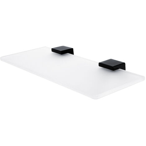 Nimco Kibo Black étagère de salle de bain en verre mat 30 cm Ki-14091B-30-90 (1/4)