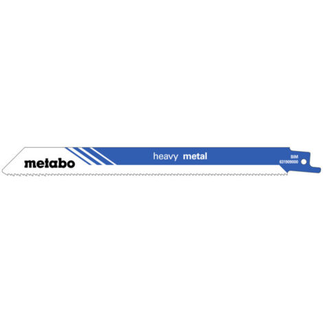 Metabo - Set de 5 lames de scie sabre pour métaux, longueur 20 cm 631909000 (1/3)