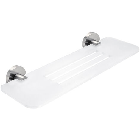 Tablette L.40 Cm, Plexiglas, Avec Fixation Inox Brossé, Unix Nimco (1/3)
