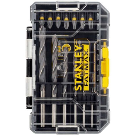 Stanley Accessoires - Set de forets pour le métal et d'embouts, 19 pièces STA88554-XJ (1/3)