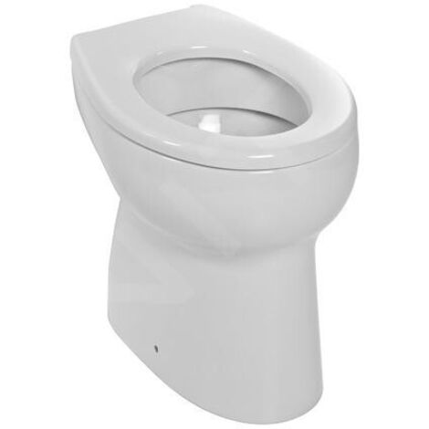 Jika – Toilette enfant à poser – Chasse d'eau affleurante – Évacuation arrière – Dimensions compactes 295 x 385 x 350 mm – Siège en duroplast à commander séparément - H8220360000001