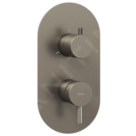 Ravak Espirit - Mitigeur encastrer 3 sorties, graphite brossé X070320