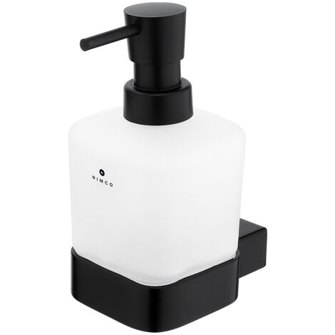 Nimco Kibo Noir Distributeur de savon liquide mural Ki-14031C-T-90 (1/5)