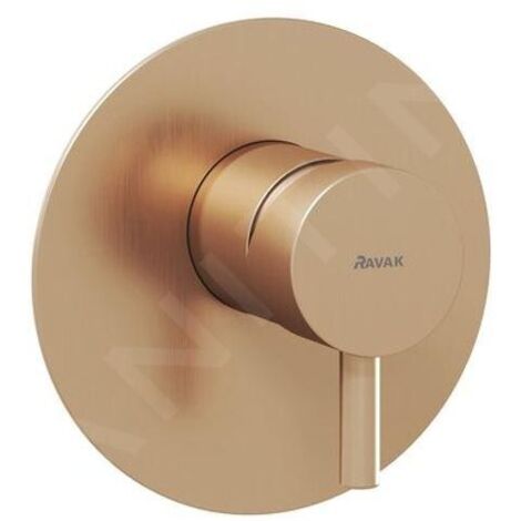 Ravak Espirit - Mitigeur encastré pour 1 appareil, avec corps, or rose brossé X070359 (1/3)