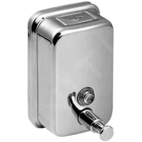 Sanela Accessoires en inox - Distributeur de savon liquide, volume de 1,2 l, inox brillant SLZN 05 (1/2)
