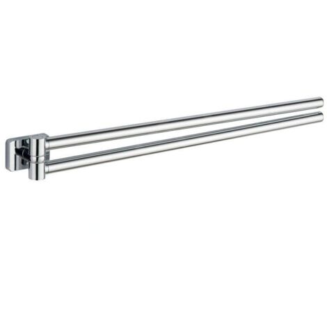 Aqualine Apollo - Porte-serviette double, longueur 460 mm, chrome 1416-15 (1/2)