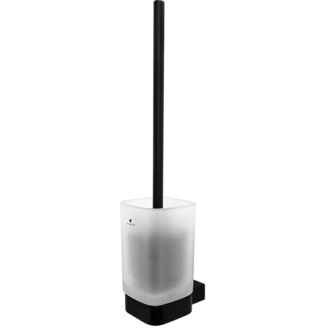 Nimco Kibo Black Toilet brush, toilet brush, glass container Ki-14094CN-90 (1/4)