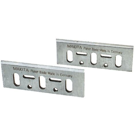 Jeu de 2 fers de rabot Makita - réaffûtables - 82 mm - D-07967