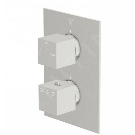 Steinberg 160 - Mitigeur thermostatique encastré, 2 sorties, nickel brossé 160 4133 3 BN (1/5)
