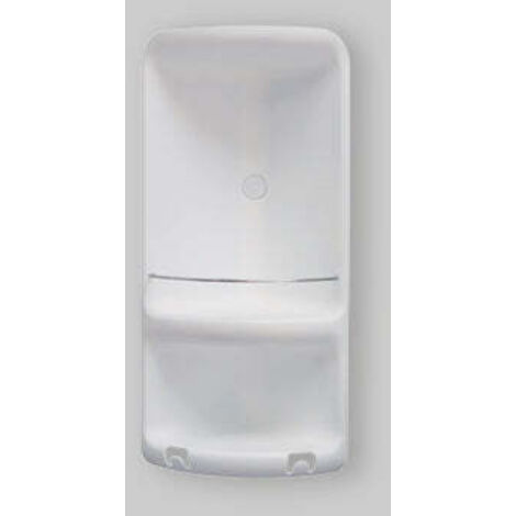 Sapho Accessoires de salle de bains Gedy - Étagère d'angle de douche Caesar 226x473x160 mm, blanc 7080 (1/5)