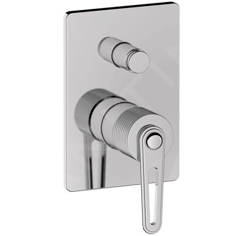Sapho - Mitigeur encastré avec 2 sorties et corps d’encastrement, chrome BB042 (1/2)