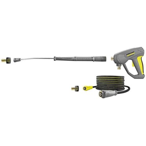 Kärcher – Tuyau haute pression EASYForce 10m avec pistolet – Filetage EASY!Lock – Pression de travail jusqu'à 315 bars – Accessoire pour nettoyeur haute pression