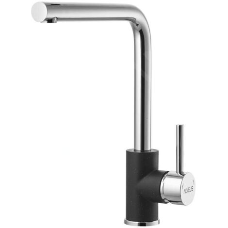 Alveus Selma - Mitigeur d'évier, carbone / inox 1129043 (1/3)
