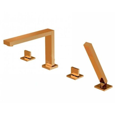 Steinberg 160 - Mitigeur pour montage sur bord de baignoire, 4 trous, rose gold 160 2402 RG (1/3)