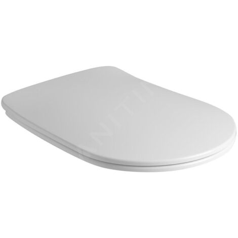 Sapho Kerasan Nolita - Abattant WC Slim, duroplast, SoftClose, blanc 539101 (1/5)