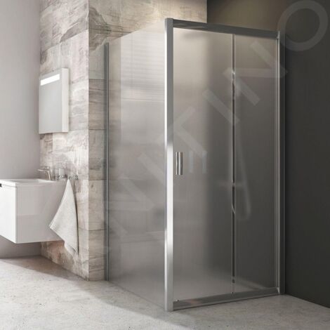 Ravak Blix - Paroi de douche fixe BLPS-80. 77-79 cm, aluminium brillant/verre Grape 9BH40C00ZG (1/3)