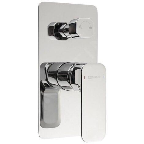 Sapho Spy - Mitigeur encastré de douche, 2 sorties, avec inverseur, chrome PY43 (1/2)
