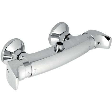 Novaservis Metalia 57 - Mitigeur thermostatique de douche avec sortie supérieure, chrome 57962/1,0 (1/2)