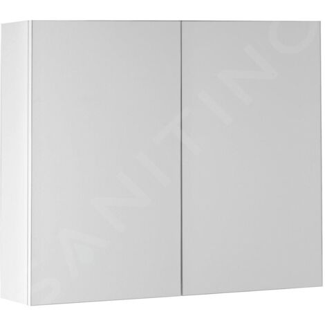 Aqualine Vega - Armoire de toilette, 800x700x180 mm, blanc VG080 (1/4)