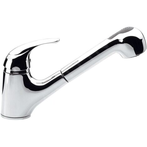 Sapho Saly - Mitigeur d’évier avec douchette extractible, chrome SA070 (1/2)