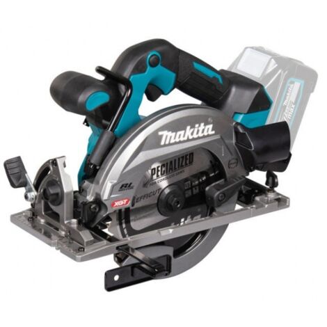Makita – Scie circulaire 165 mm Brushless 40 V – Moteur sans balais – Profondeur de coupe 57 mm – Pour bois dur et teck – Éclairage LED - HS012GZ01 (1/8)