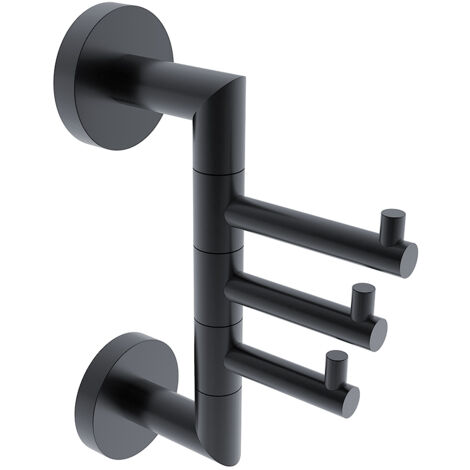 Nimco Crochet pivotant, noir mat, Unix noir mat UNC 13099-90 (1/2)