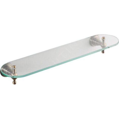 Sapho Diamond - Tablette, longueur 500 mm, bronze/verre clair 1318-15