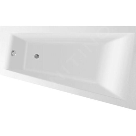 Aqualine Baignoires - Baignoire METUJE, 1600x1000x420 mm, droite, blanche G2611 (1/2)