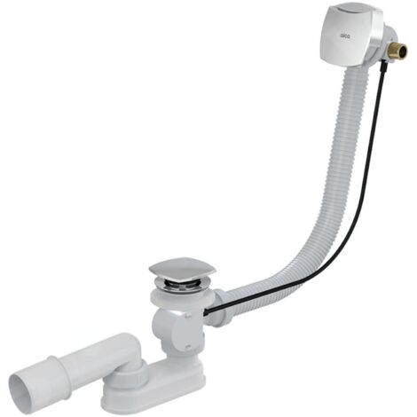 Alca - Kit vidange et trop-plein de baignoire avec remplissage, longueur 1000 mm, chromé A564CRM2-100 (1/2)